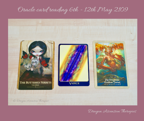 3 card oracle reading for 6th - 12th May 2019