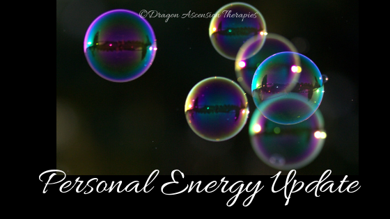 Blog and video with an update on my personal energy and the changes they are bringing