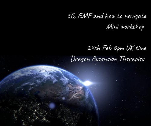 picture for a mini workshop on 5G for energy/light workers
