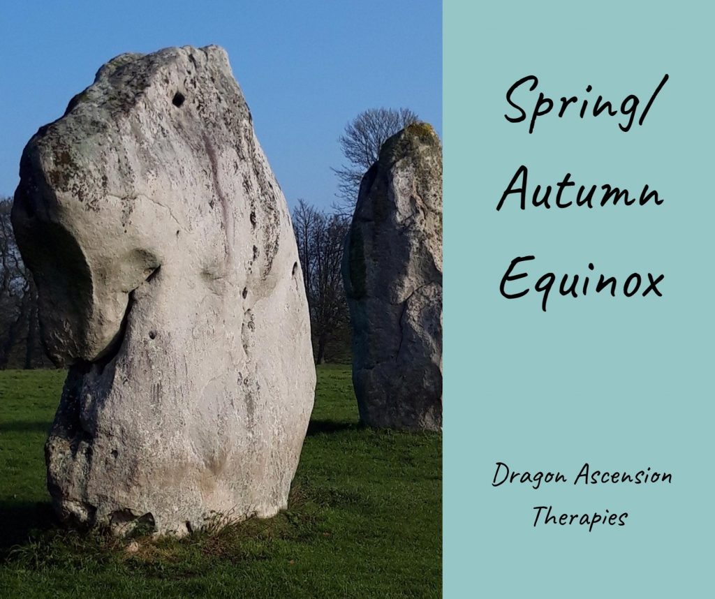 photo of one of the standing stones at Avebury stone circle to mark the Spring Equinox 2020