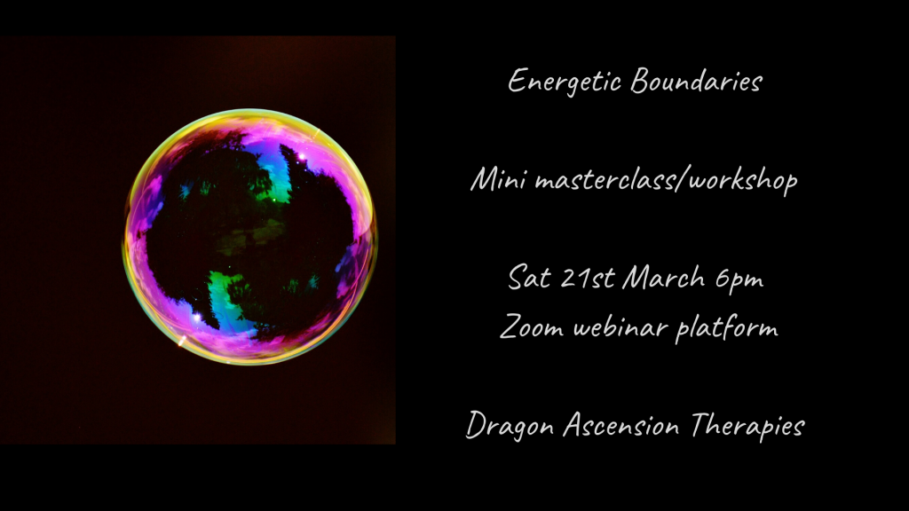 photo for energetic boundaries mini master class
