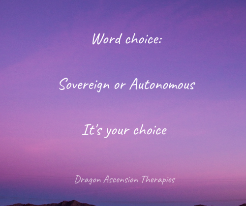 Blog on sovereign versus autonomous