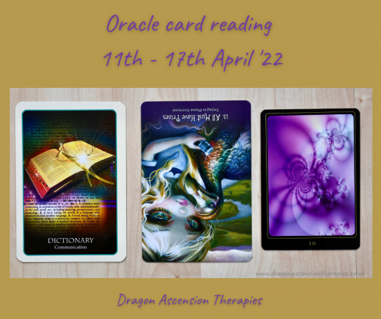 cards drawn for weekly oracle card reading - Dragon ascension therapies