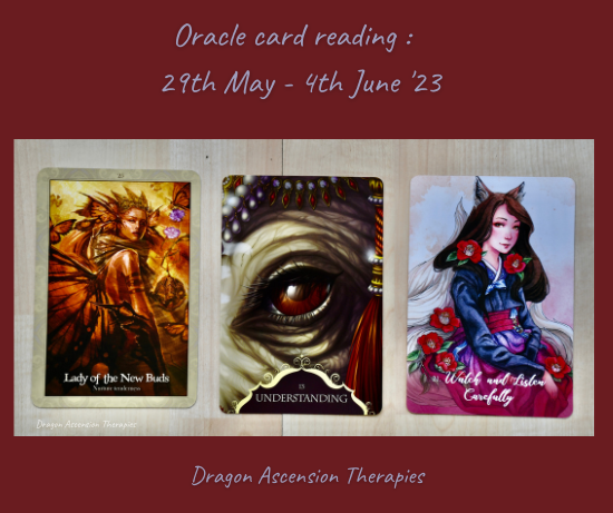 Cards drawn for 29th May to 4th June