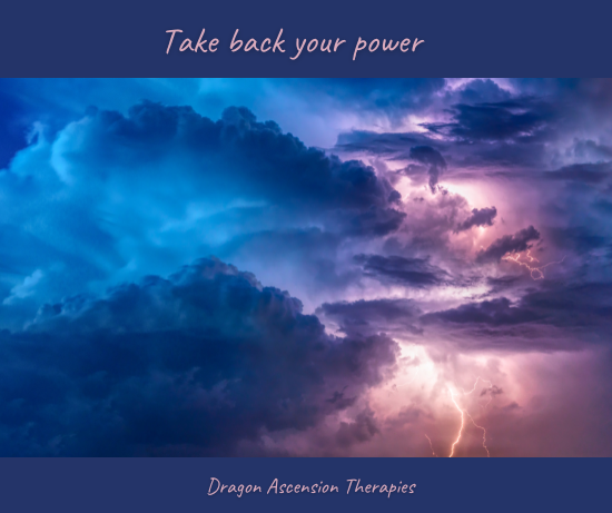 Blog post on how to take back your power